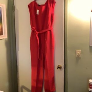 Talbots Red Jumpsuit